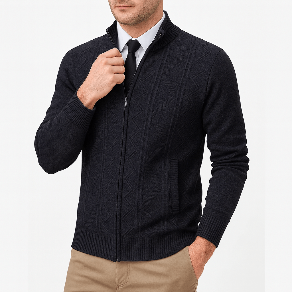 Ben | Zip-Up Cardigan Sweater for Men