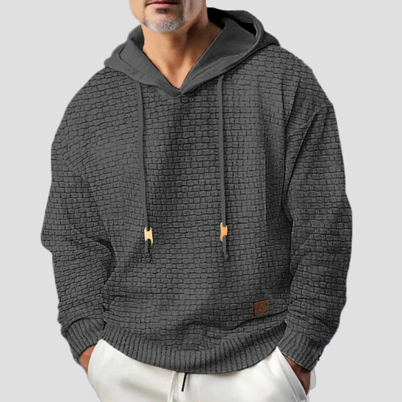 Callen | Casual Solid Color Long Sleeve Hoodie