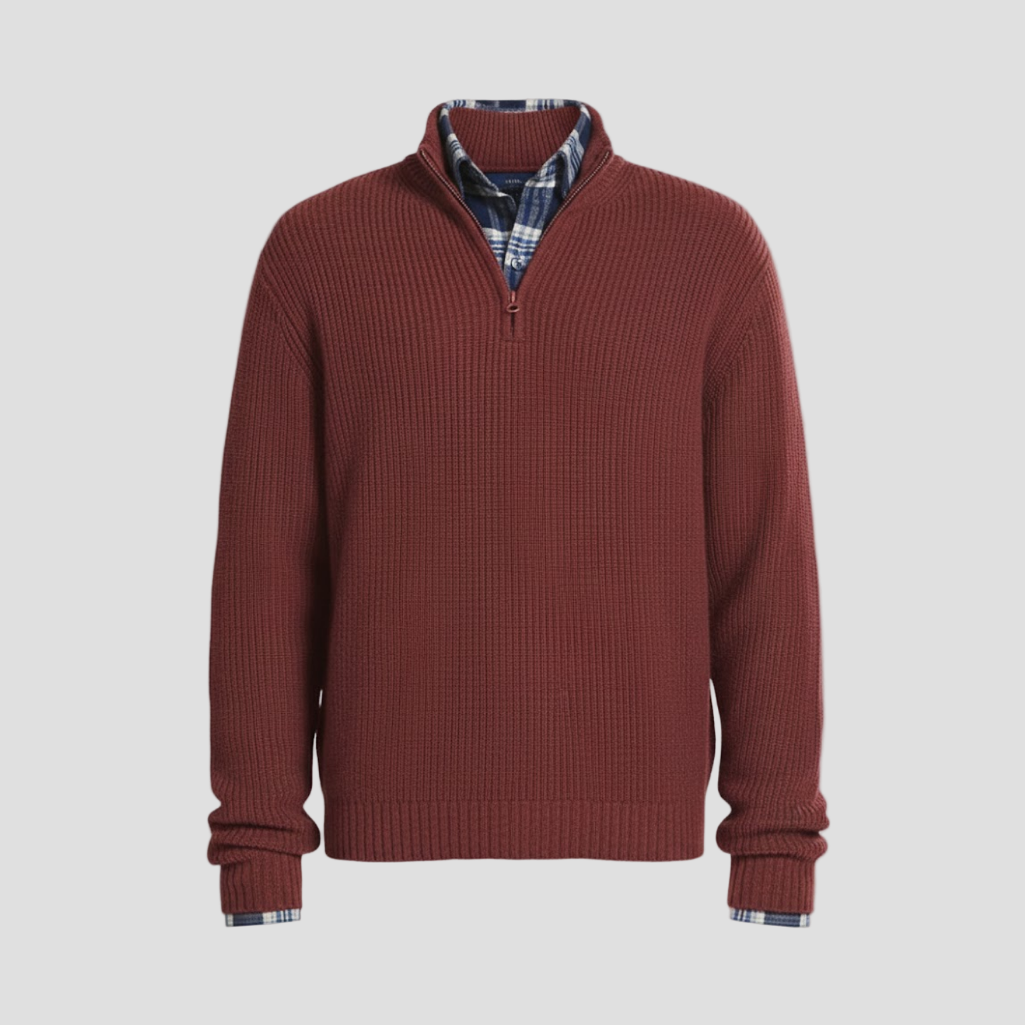 Declan | Business-Casual Cashmere Sweater with Zipper