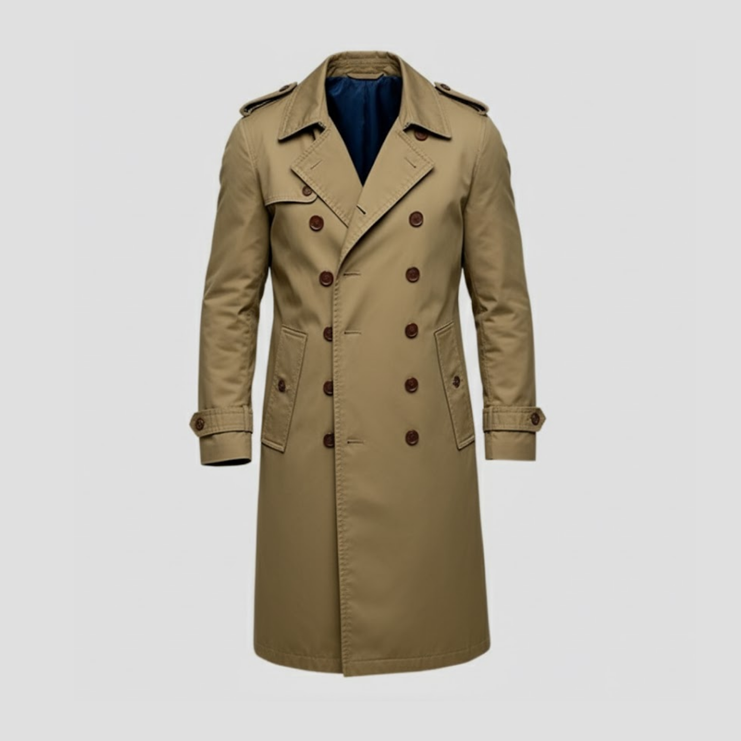 Tristan | Cotton Double-Breasted Coat