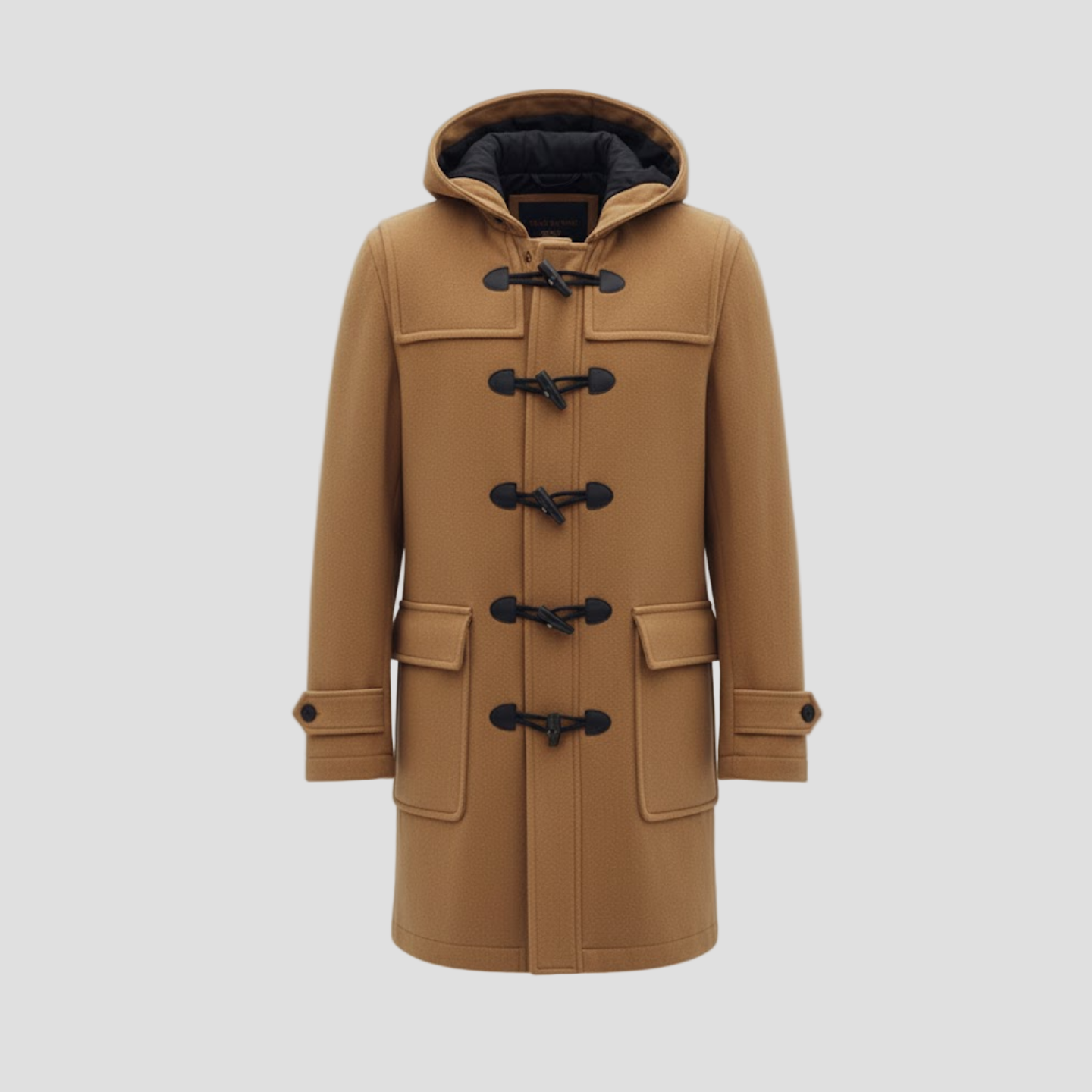 Rocco | Wool Blend Hooded Coat