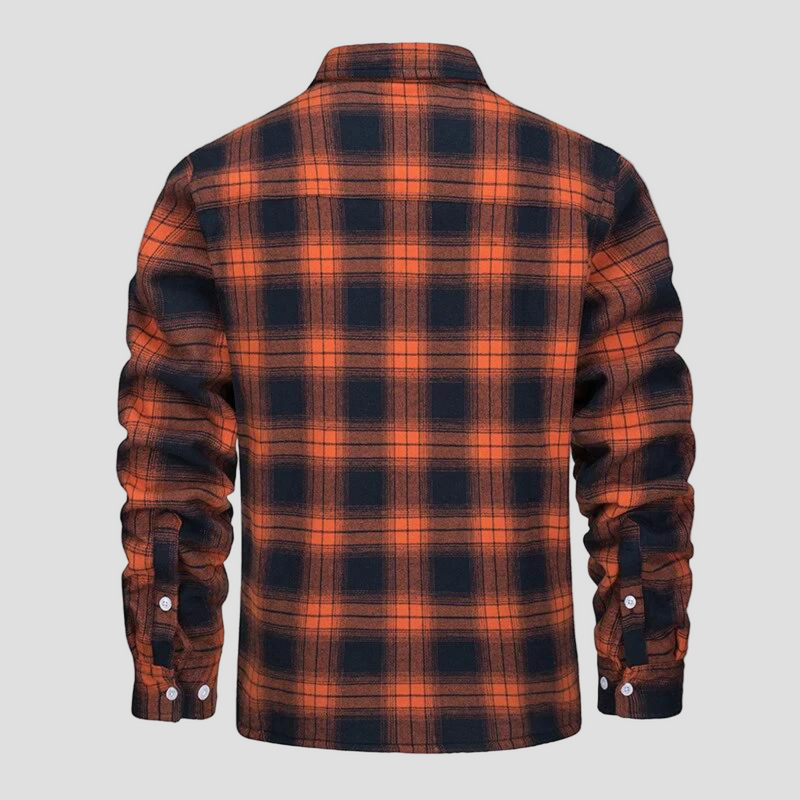 Quincy | Checkered Fleece Winter Jacket