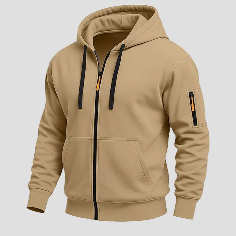 Wesley | Full Zip Fleece Hoodie