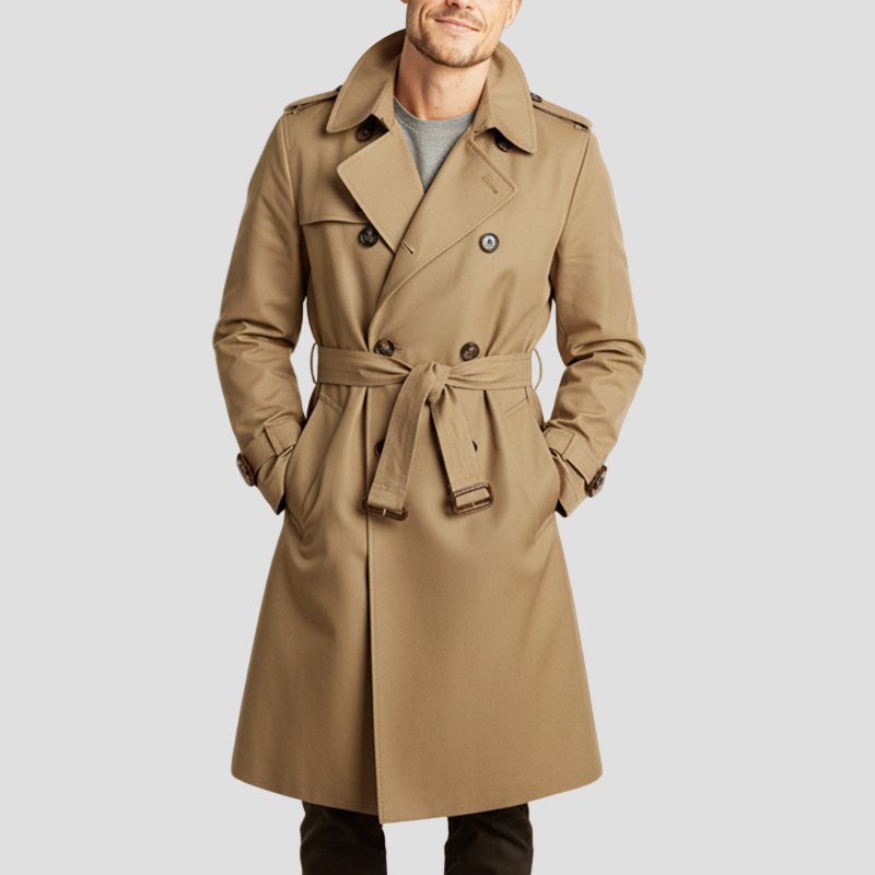 Harvey | Twill Cotton Trench Coat