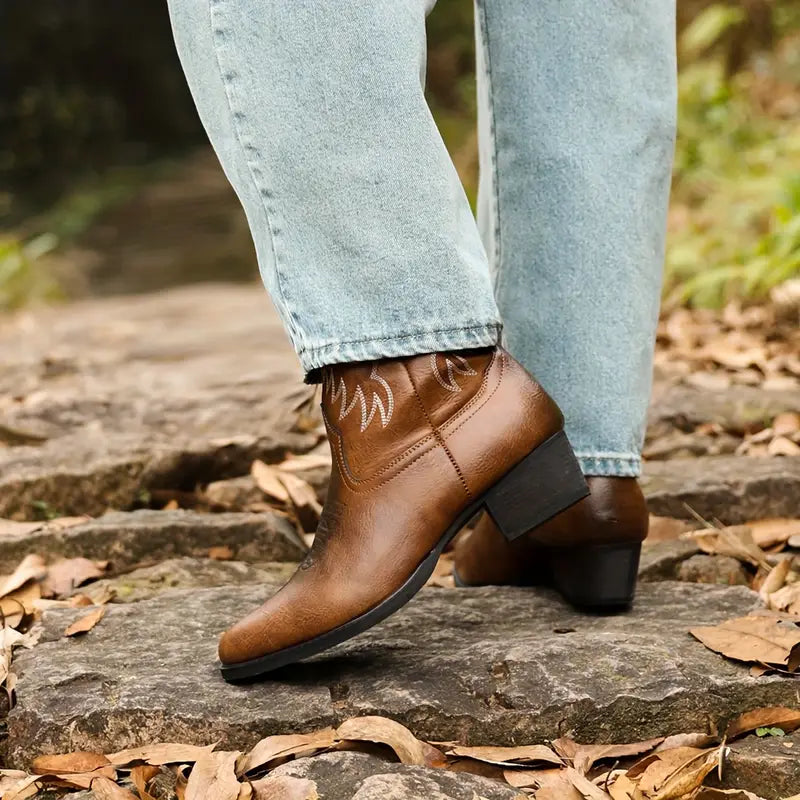 Preston | Western Leather Cowboy Boots for Men