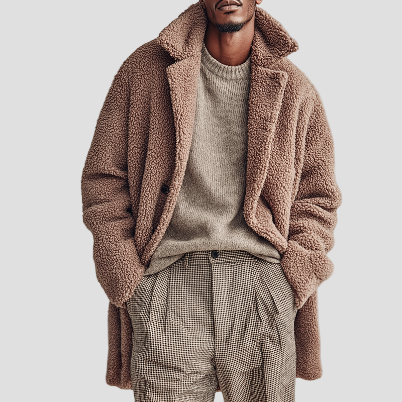 Elias | Polar Fleece Button Coat