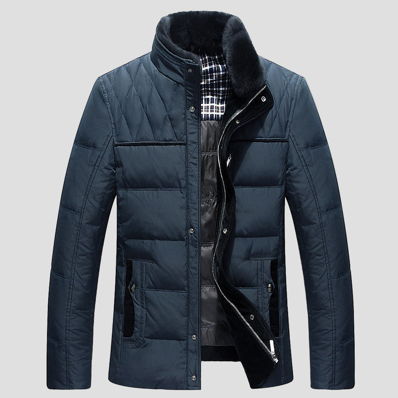 Carter | Plush Fur-Lined Quilted Winter Jacket