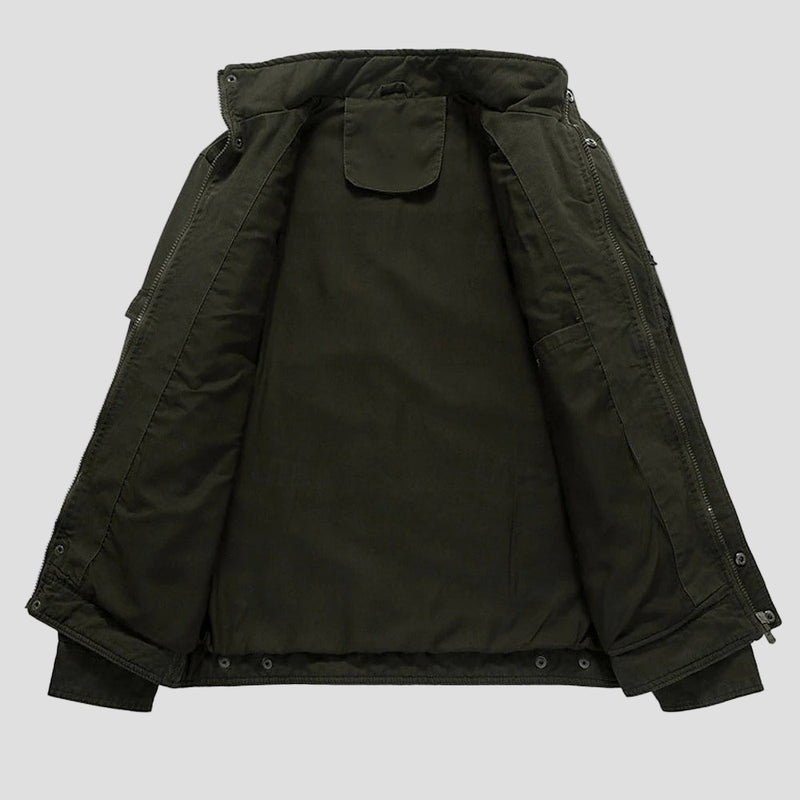 Jasper | Men's Cotton Embroidered Military Jacket