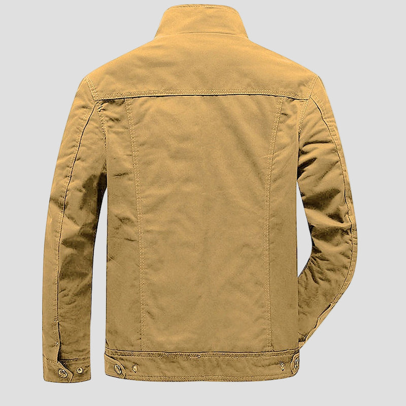 Jasper | Men's Cotton Embroidered Military Jacket