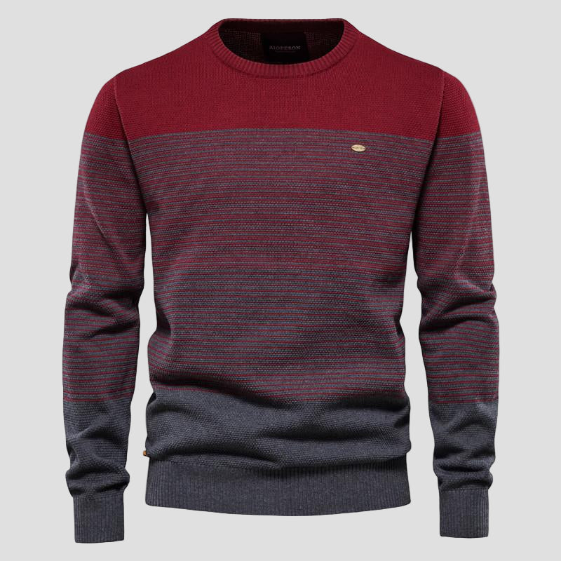 Colton | Men’s Vintage Striped Crewneck Sweater