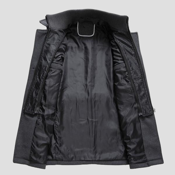 Ryder | Retro Double Collar Woolen Coat