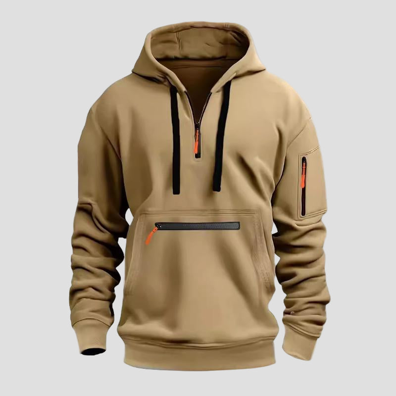 Maddox | Casual Multi-Pocket Loose Sports Hoodie