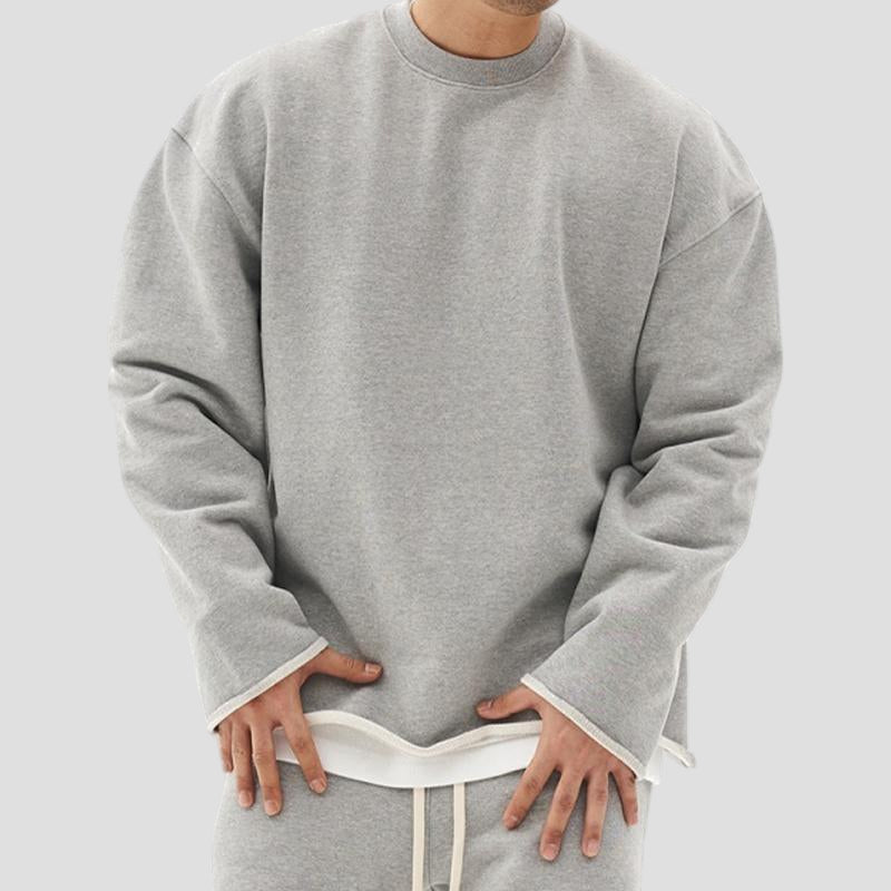 Beck | Fashion Solid Color Loose Fit Sweatshirt