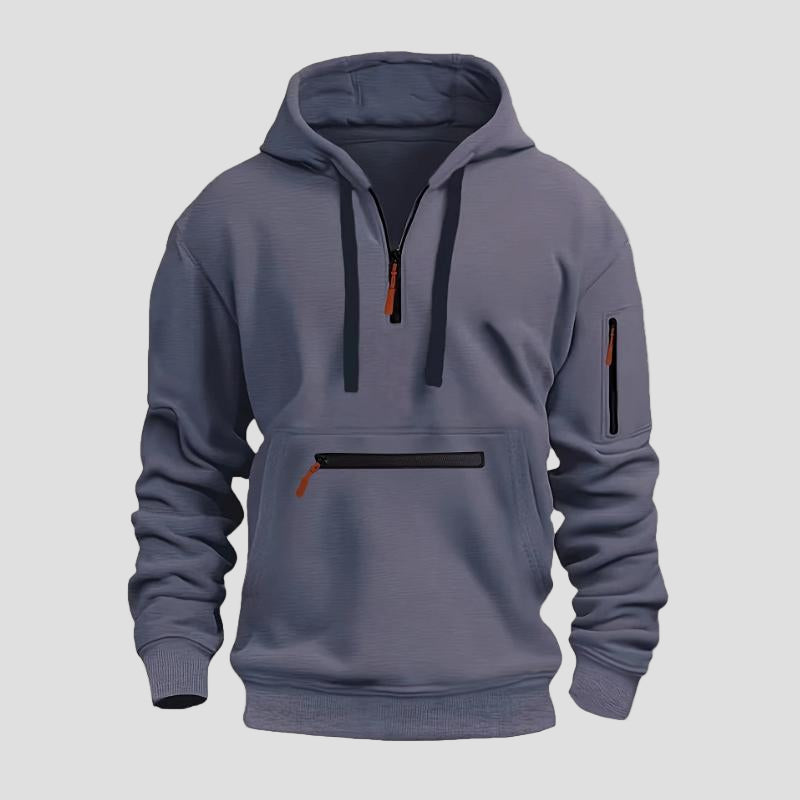 Maddox | Casual Multi-Pocket Loose Sports Hoodie