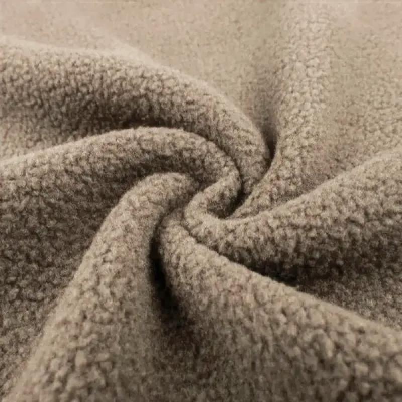 Silas | Colorblock Suede and Polar Fleece Lapel Mid-Length Coat