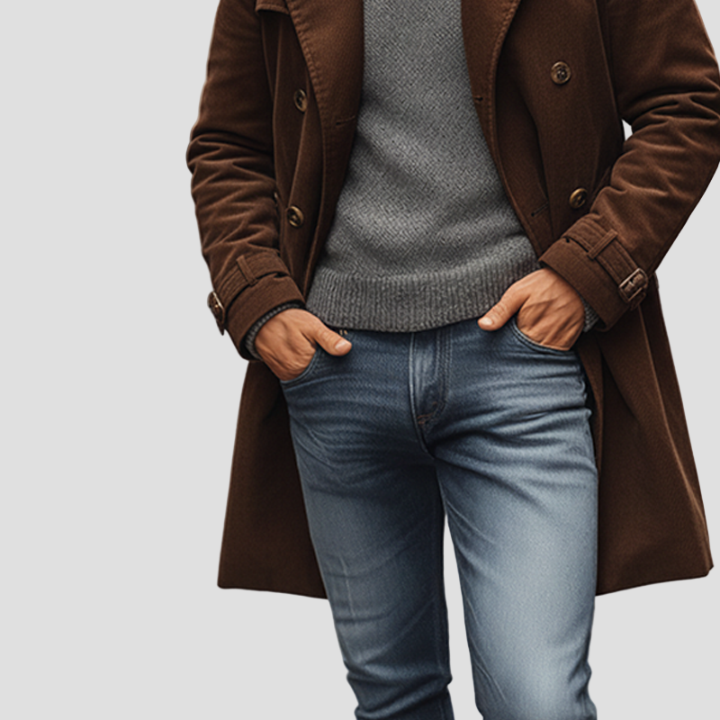 Drew | Corduroy Winter Coat