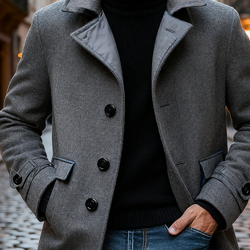 Ephraim | Wool Mid Coat