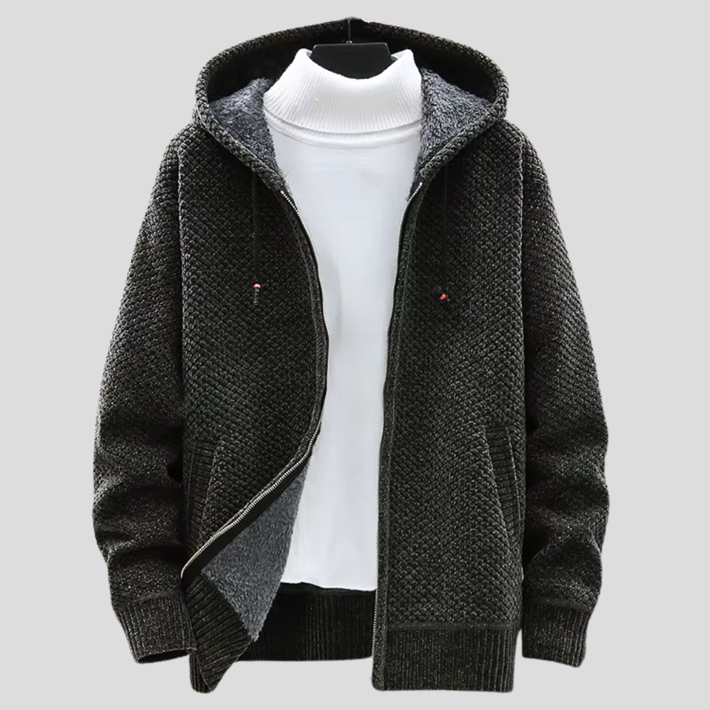 Jayden | Knit Fleece Hoodie