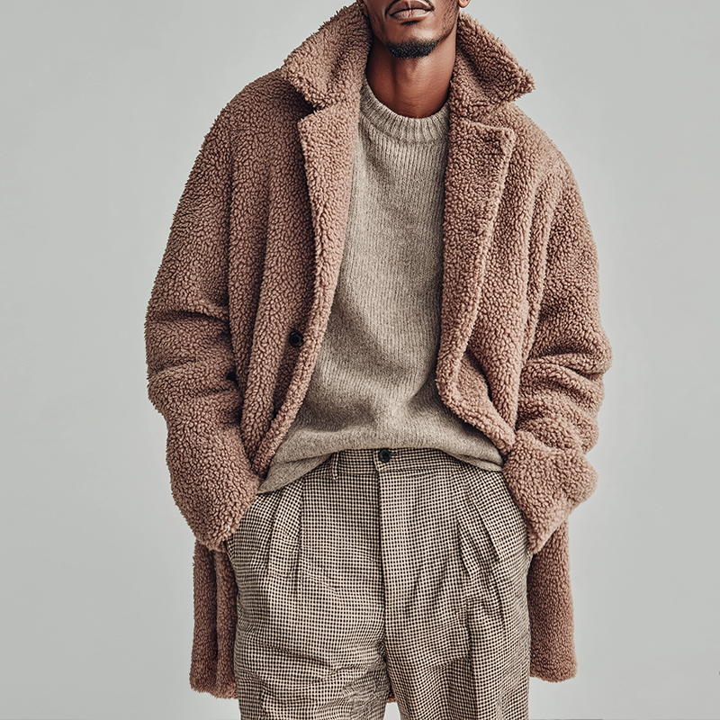 Elias | Polar Fleece Button Coat
