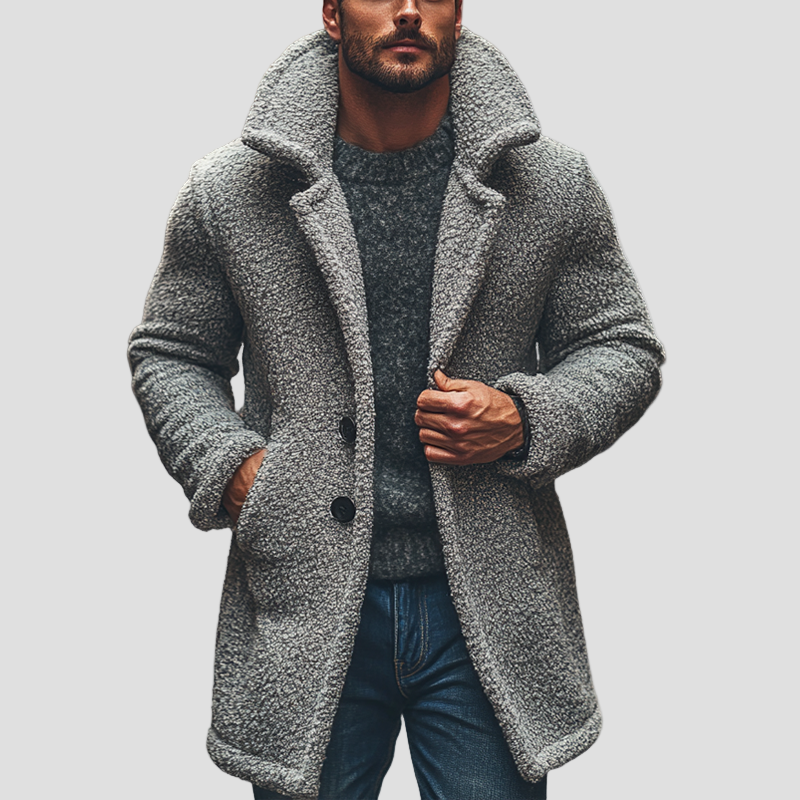 Zane | Polar Fleece Lapel Coat