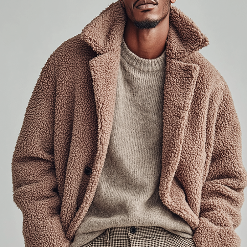 Elias | Polar Fleece Button Coat