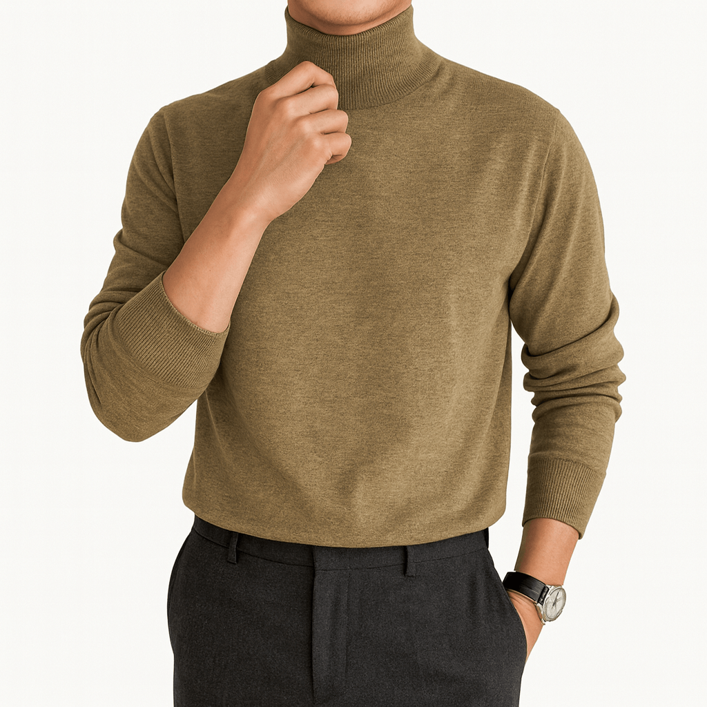 Ethan | Cozy Blend Turtleneck Sweater for Men