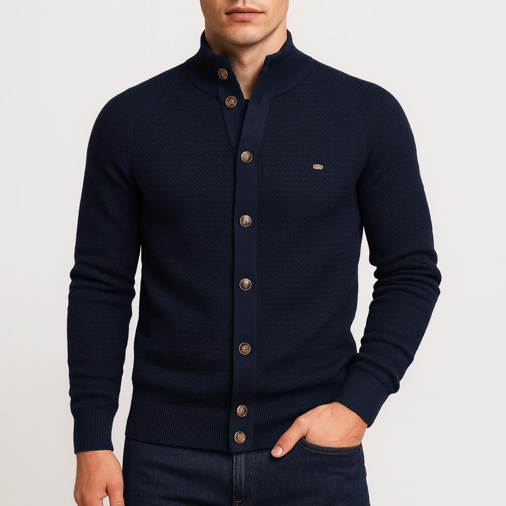 Chris | Cozy Knit Button Cardigan for Men