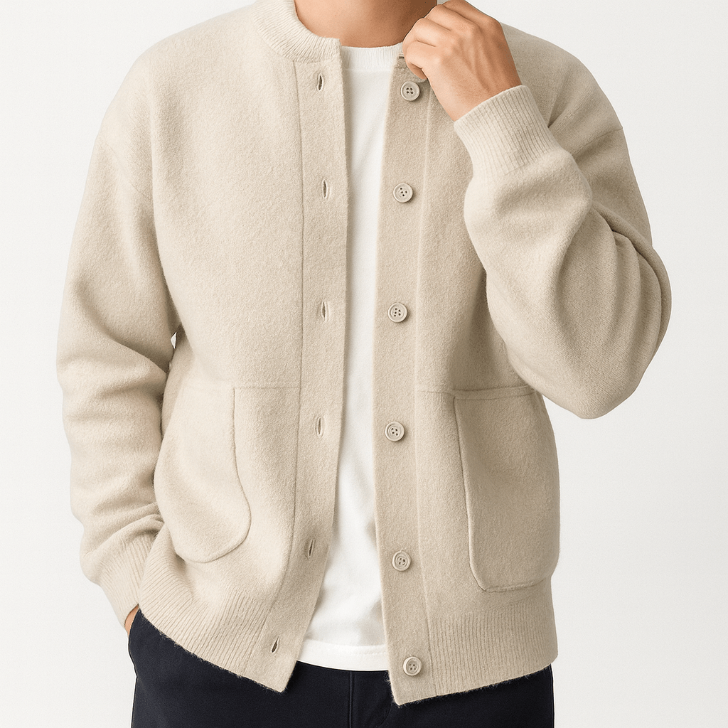 Jake | Casual Knit Button Cardigan for Men