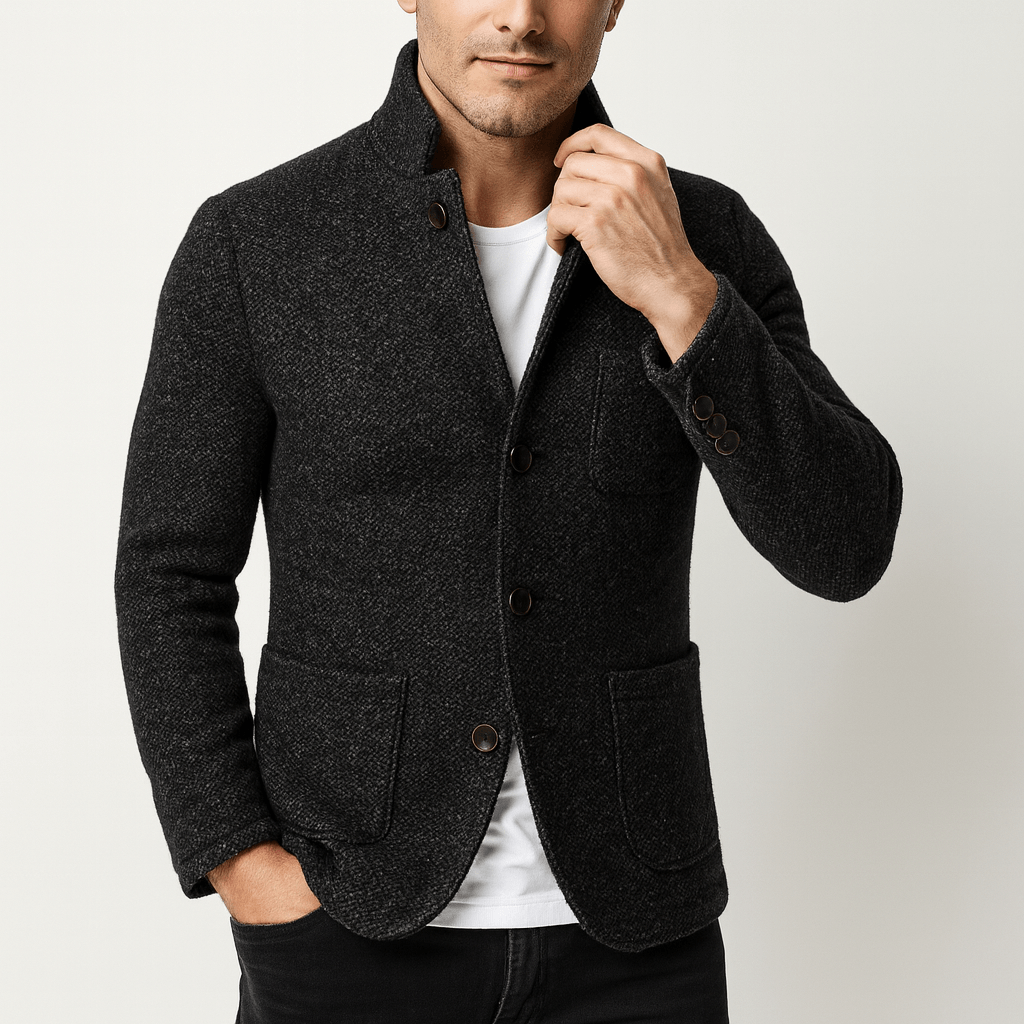 Mike | Chunky Knit Cardigan with Buttons