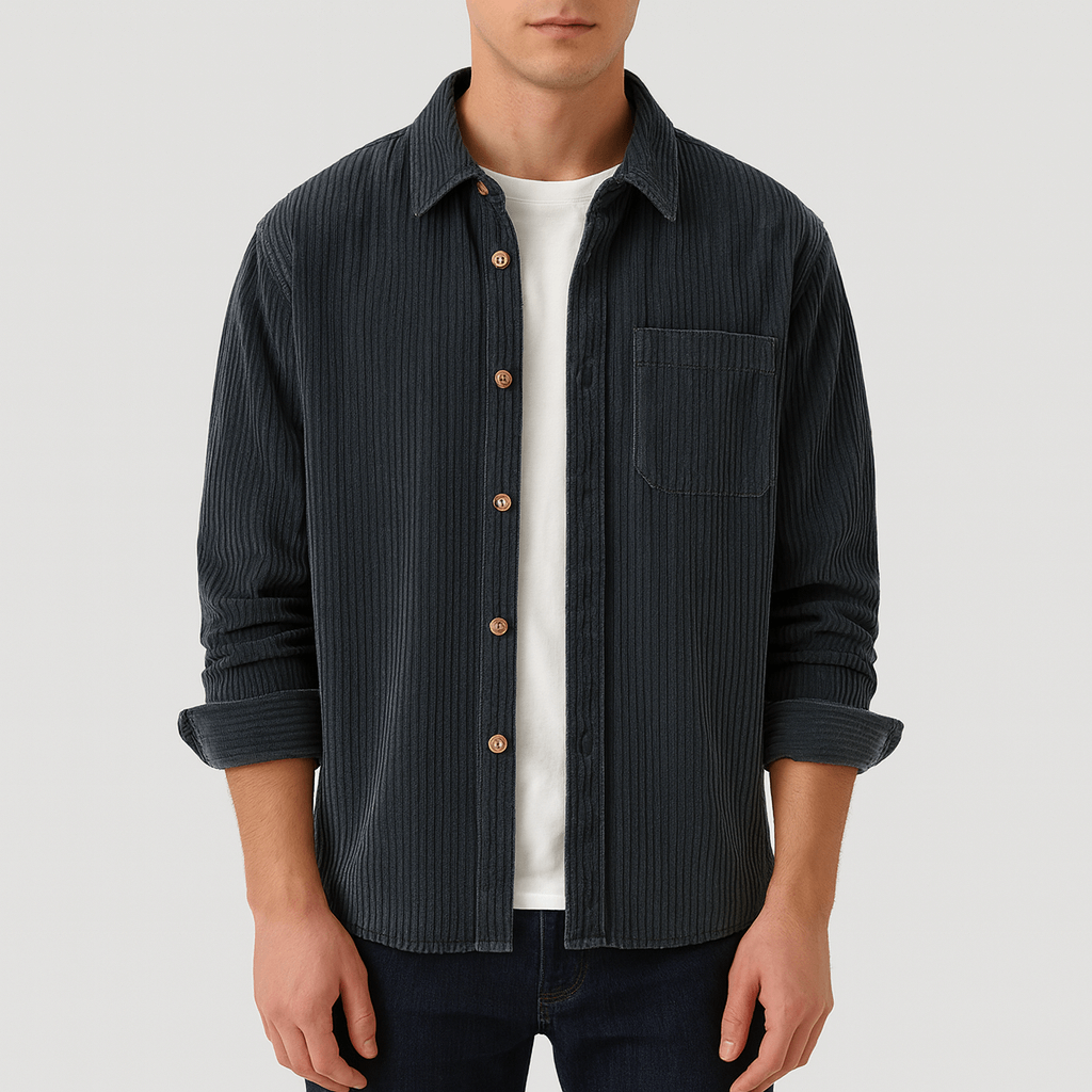 Matt | Corduroy Button-Up Shirt for Men