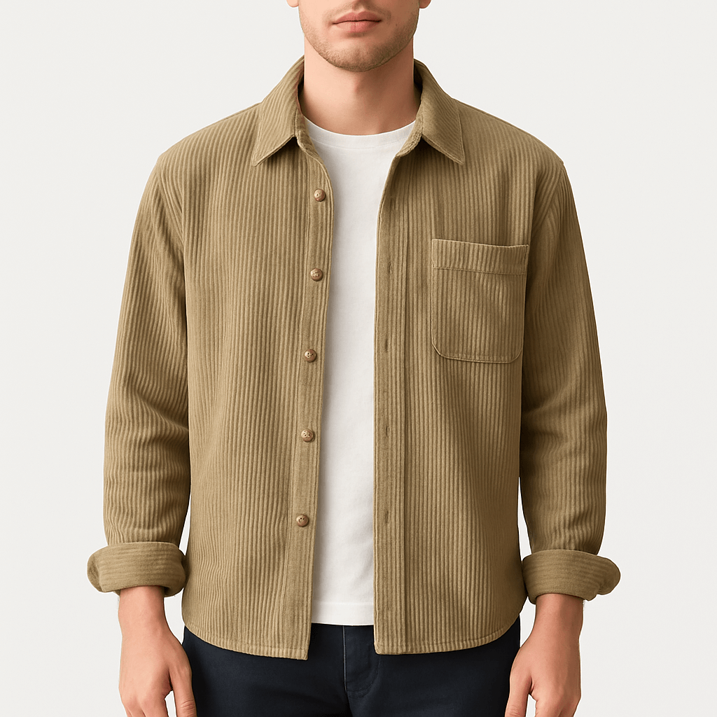 Matt | Corduroy Button-Up Shirt for Men
