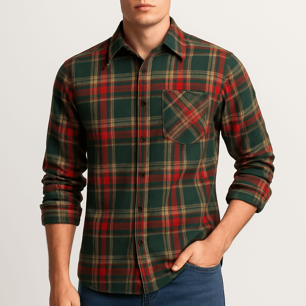 Chris | Cotton Shirt with Convenient Pocket