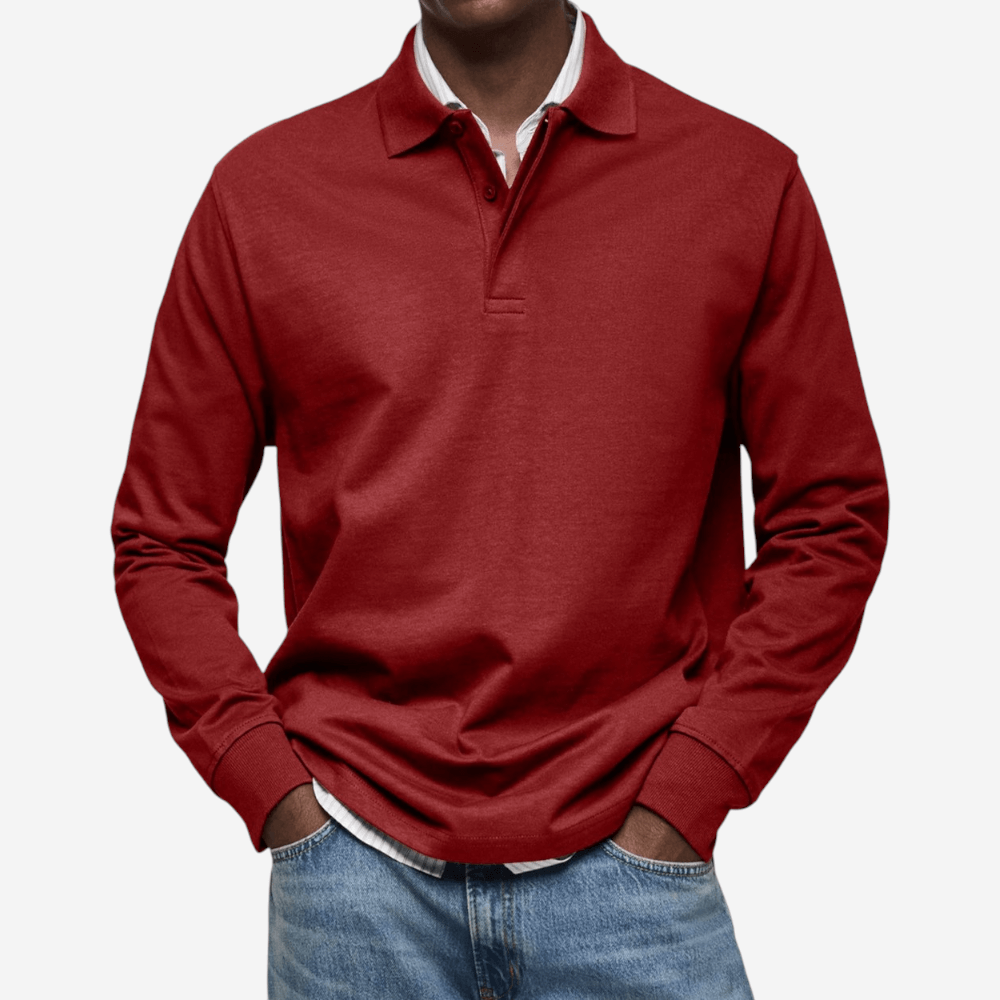 Luke | Classic Cotton Polo Shirt for Men
