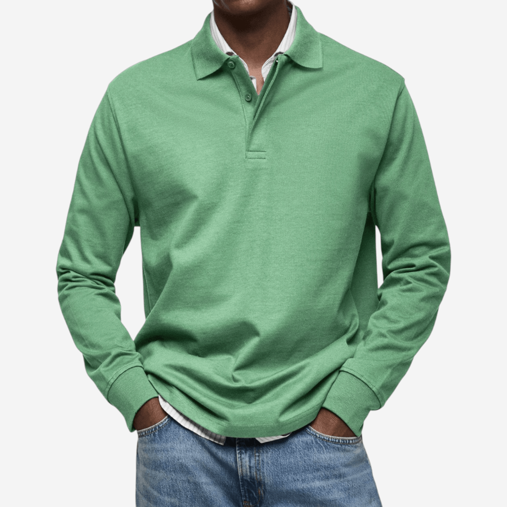 Luke | Classic Cotton Polo Shirt for Men