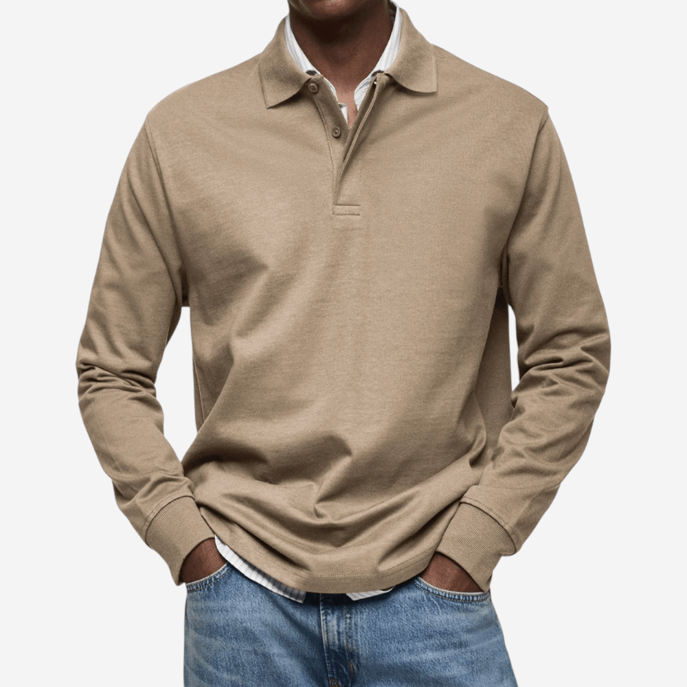 Luke | Classic Cotton Polo Shirt for Men