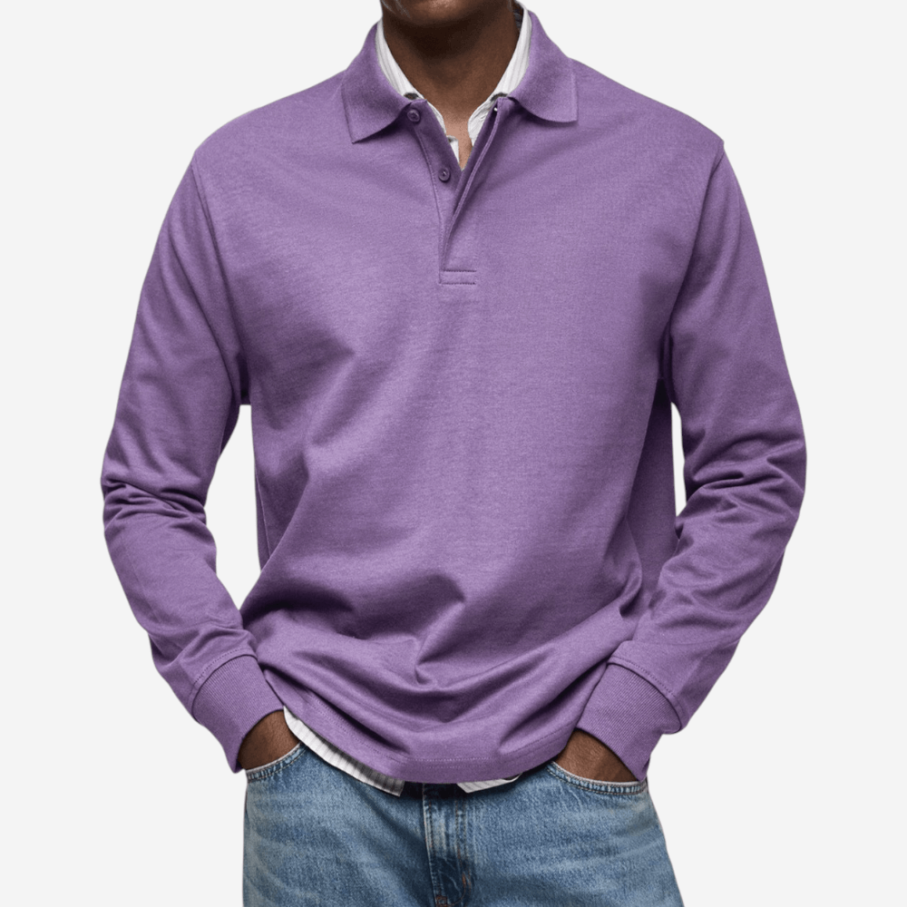 Luke | Classic Cotton Polo Shirt for Men