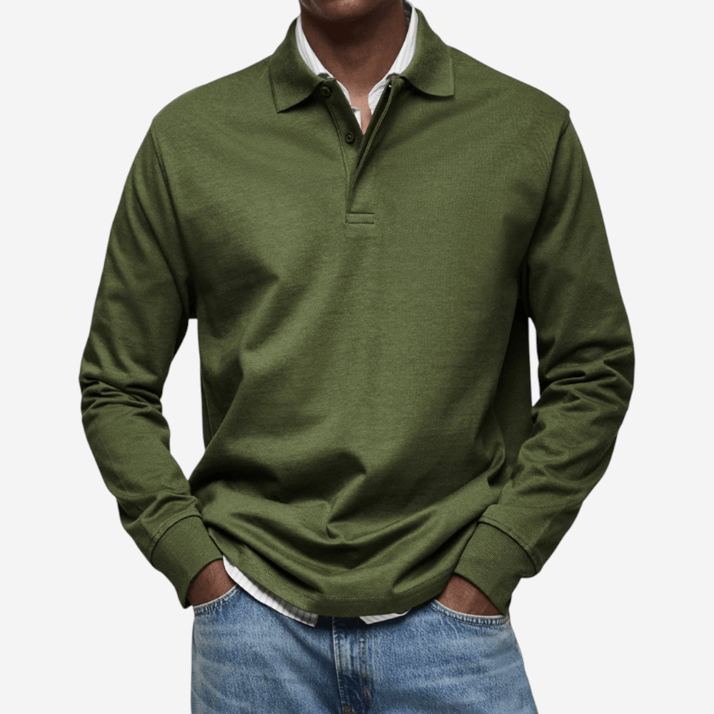 Luke | Classic Cotton Polo Shirt for Men