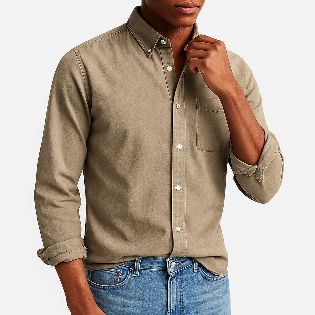 Jake | Classic Denim Button-Up Shirt