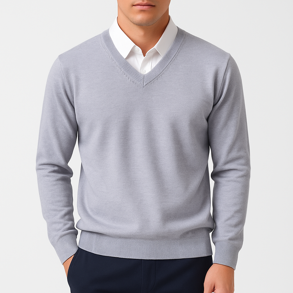 Emerson | Elegant V-Neck Sweater