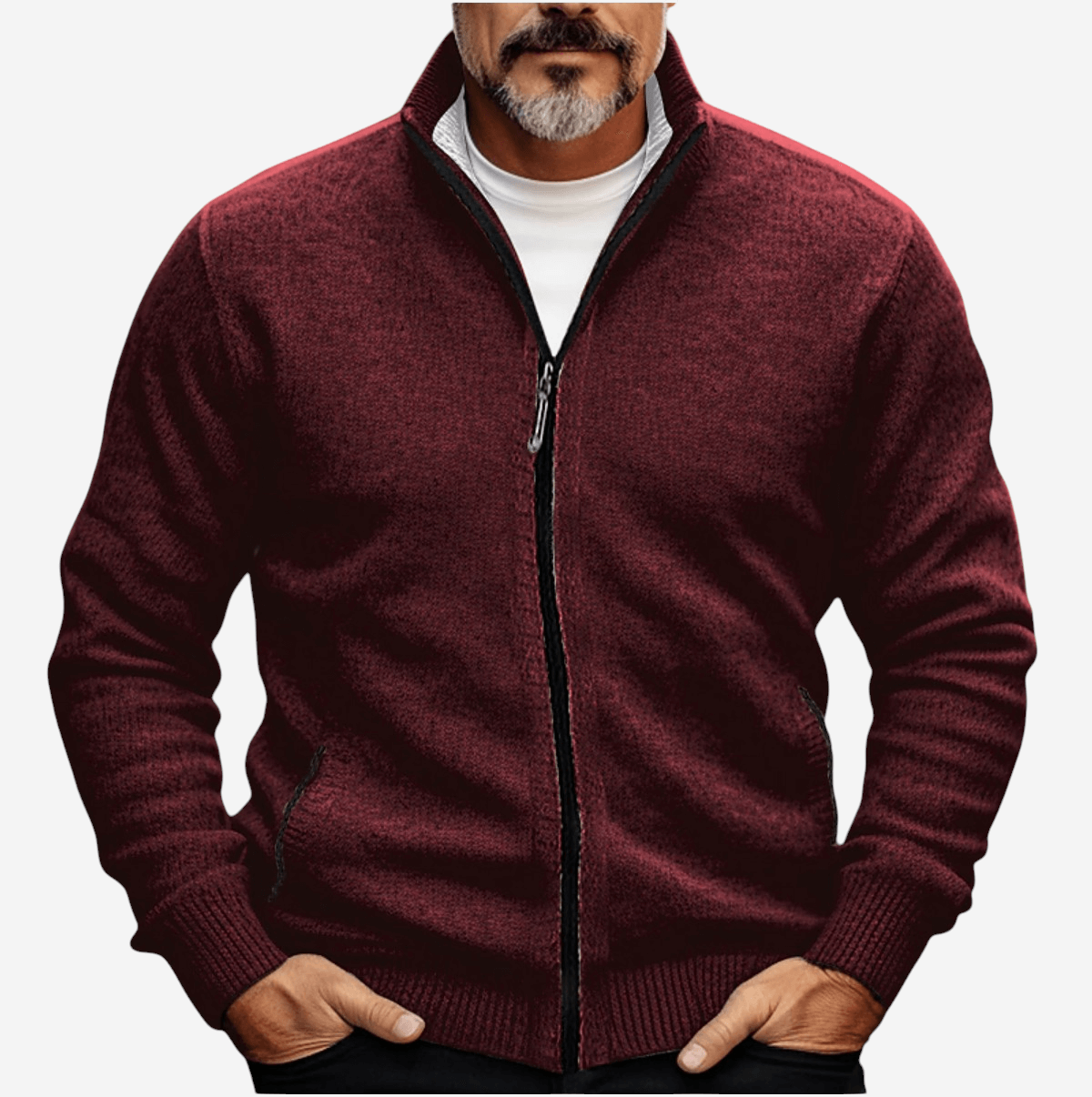 Adam | Full-Zip Knit Cardigan for Men