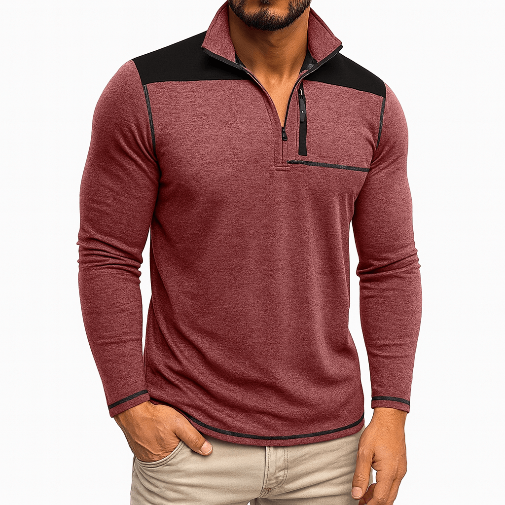 John | Half-Zip Casual Shirt for Men