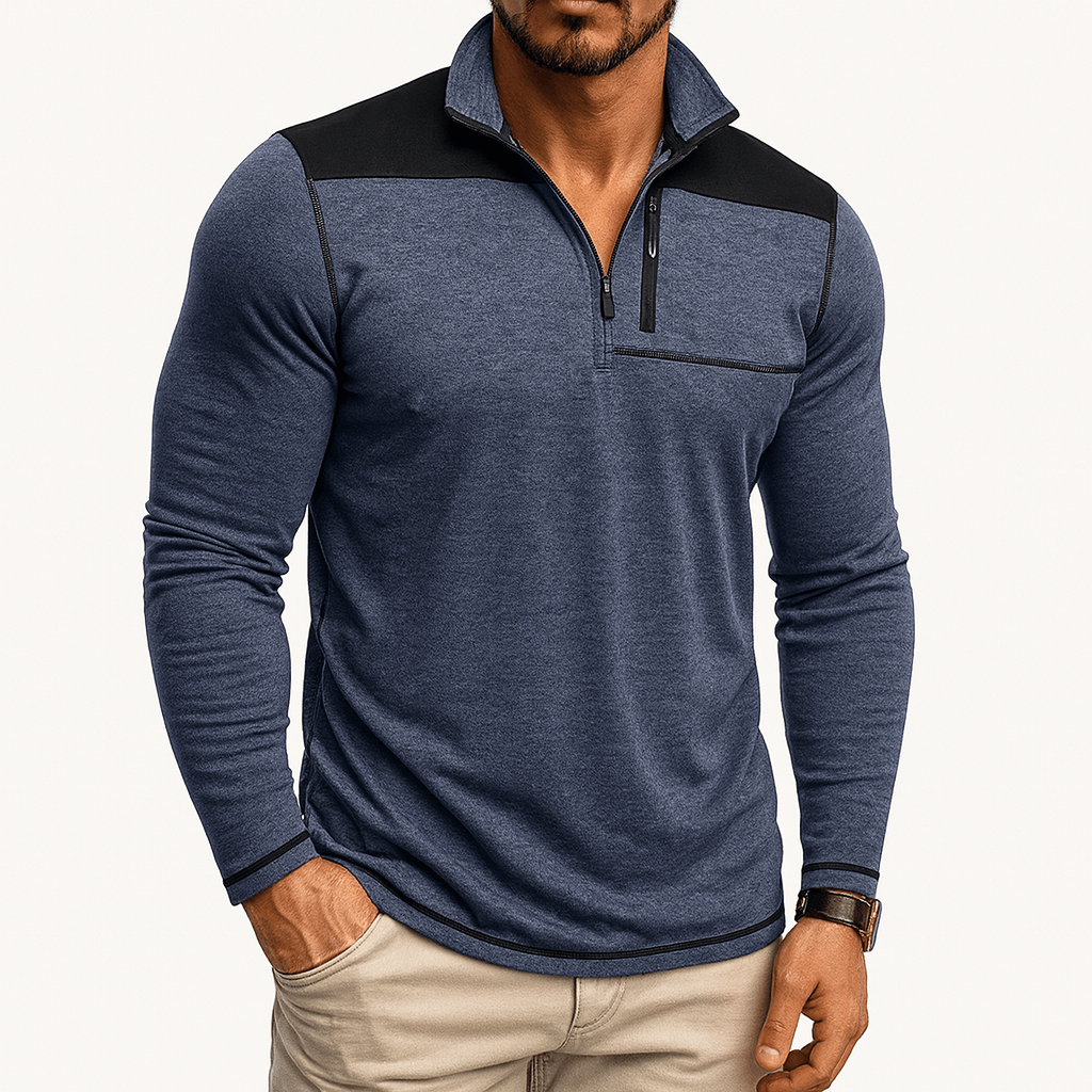 John | Half-Zip Casual Shirt for Men
