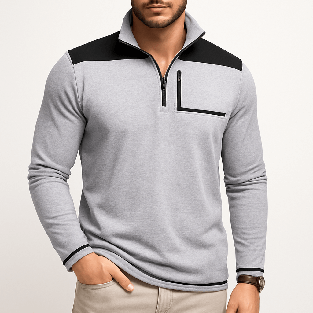 John | Half-Zip Casual Shirt for Men