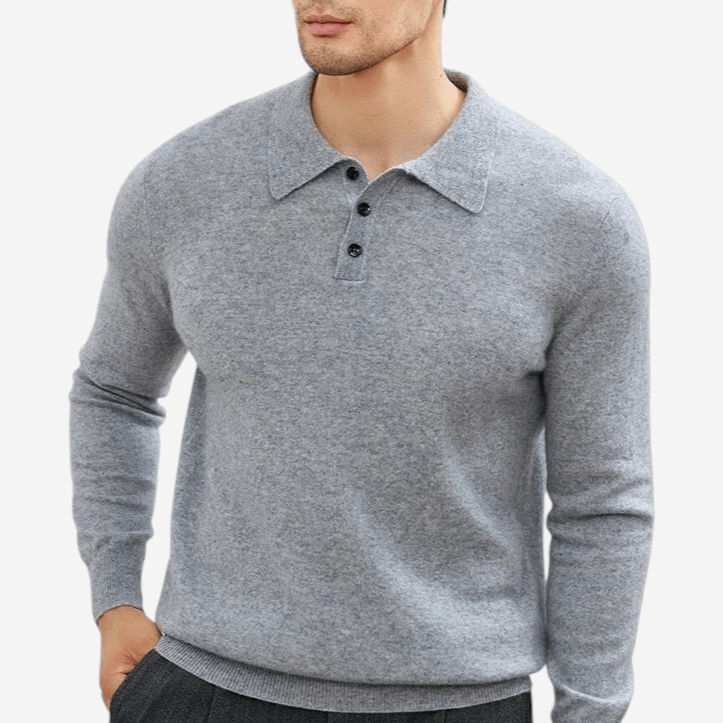 Ryan | Classic Knit Polo Shirt for Men