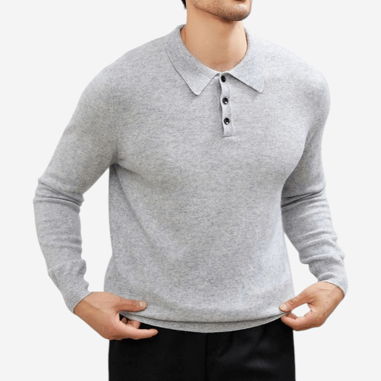 Ryan | Classic Knit Polo Shirt for Men