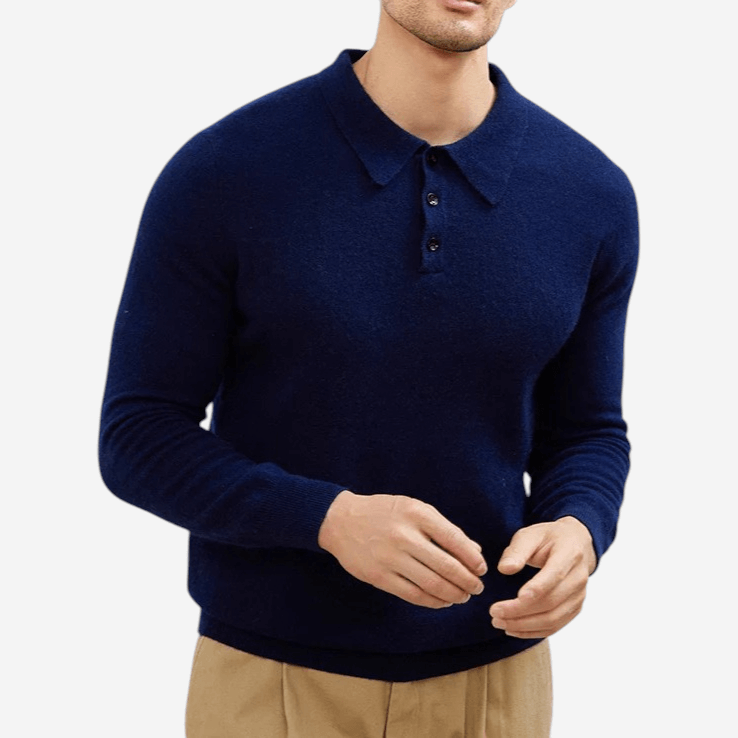 Ryan | Classic Knit Polo Shirt for Men