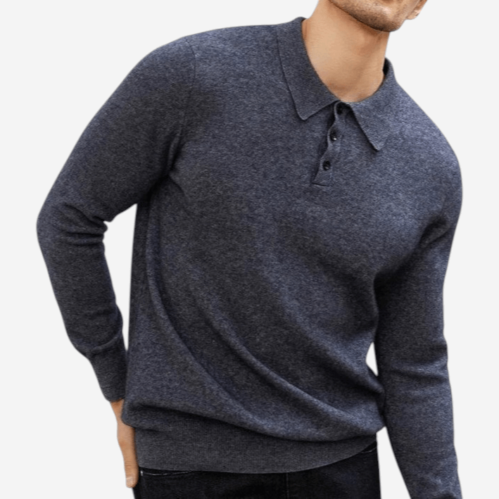 Ryan | Classic Knit Polo Shirt for Men