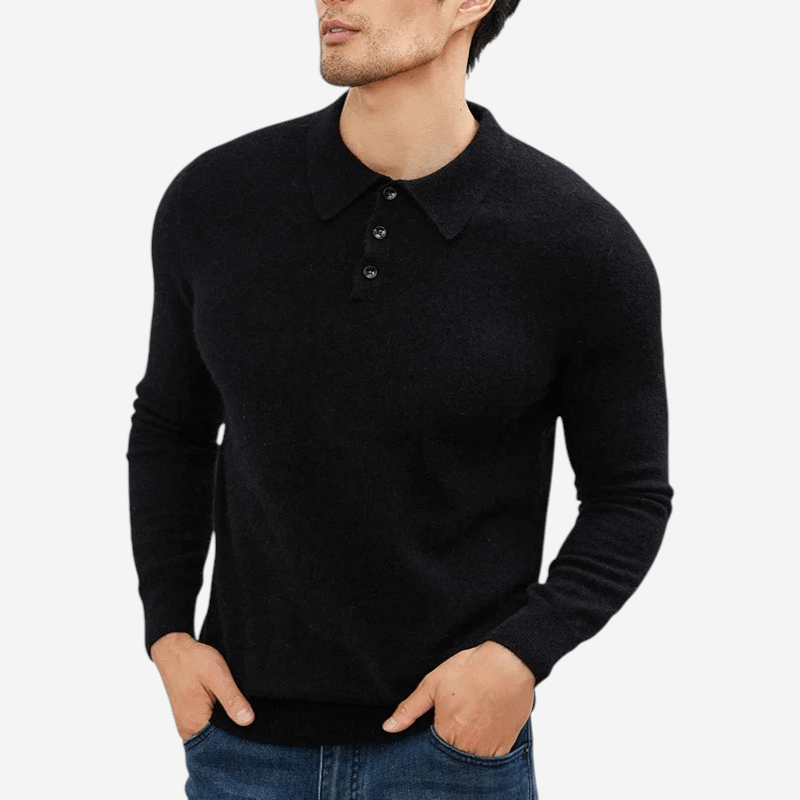 Ryan | Classic Knit Polo Shirt for Men