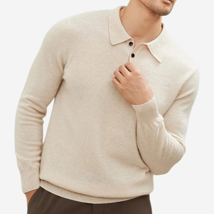 Ryan | Classic Knit Polo Shirt for Men