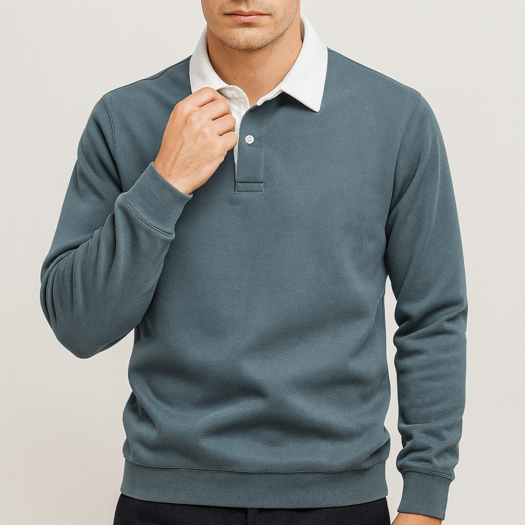 Jake | Lightweight Polo Sweater for Men